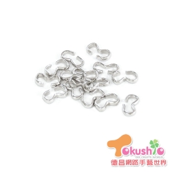 3字勾(約1.0x7mm)-鎳色15入